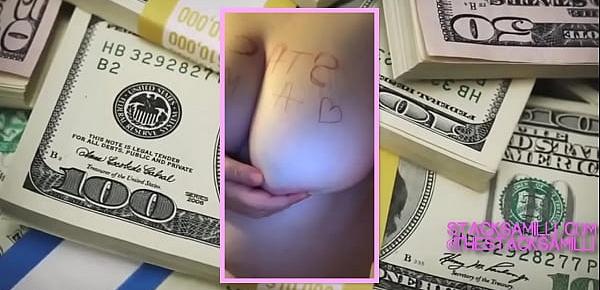  Sexy BBW Teen Shows Huge Tits & Fingers Herself for Famous YouTuber StacksAMilli